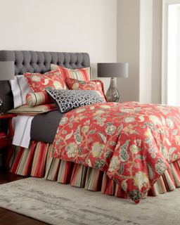 Queen Charcoal Vannerie Coverlet, 92 x 96   Dransfield & Ross House