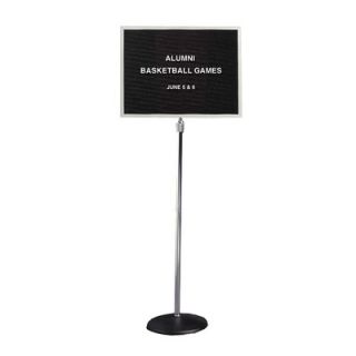 Ghent 18 x 24 Pedestal Open Face Changeable Letterboard PD 1824B