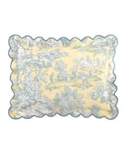 Scalloped Toile Standard Sham   Legacy By Friendly Hearts