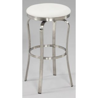 Chintaly Modern 30 Backless Bar Stool 1193 BS WHT / 1193 BS RED Color White