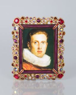 Claudio Bejeweled 3 x 4 Frame   Jay Strongwater
