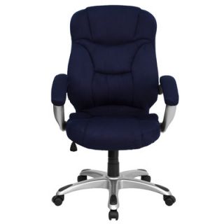 FlashFurniture High Back Microfiber Upholstered Office Chair GO725 Microfiber