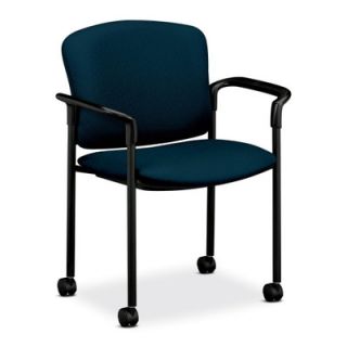 HON Mobile Stacking Guest Arm Chair 4075NT Seat Finish Mariner