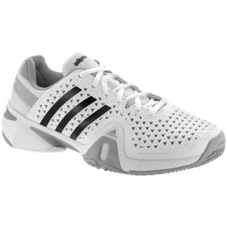 adidas Barricade 8+ adidas Mens Tennis Shoes Core White/Black/Clear Onix