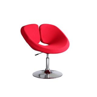 International Design Pluto Adjustable Leisure Fabric Side Chair B22 Color Red