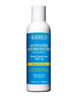 Activated Sun Protector For Face SPF50   Kiehls Since 1851