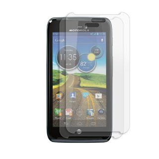 Motorola Atrix HD MB886 Clear Screen Guard Protector (Twin pack) Cell Phones & Accessories