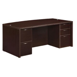 DMi Fairplex Executive Bow Front Desk with 5 Drawers 7004 37