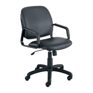 Safco Products Cava High Back Urth Office Chair 7045 Finish Black Vinyl