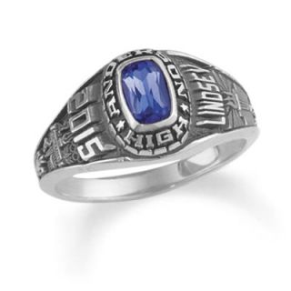 Ladies Silver Select™ Designer Minuet Class Ring by ArtCarved