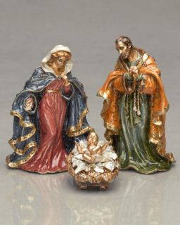 Three Figure Nativity Set   Jay Strongwater