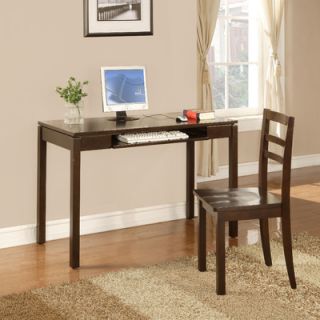 InRoom Designs Writing Desk and Chair Set 10266