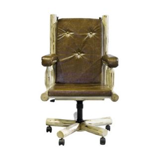 Montana Woodworks® Montana Upholstered Office Chair MWOC / MWOCV Finish Lacq