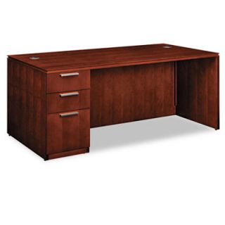 HON Arrive Single Pedestal Executive Desk with 3 Drawers HONVW076LC1Z9JJ Fini