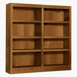 Concepts in Wood Double Wide 48 Bookcase MI4848 Finish Dry Oak