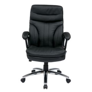 Office Star High Back Executive Chair with Padded Arms FL2604C U6