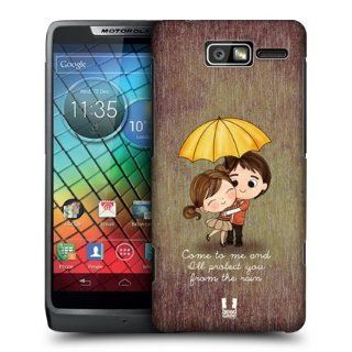 Head Case Designs Protect You From Rain Cute Emo Love Case for Motorola RAZR i XT890 Cell Phones & Accessories