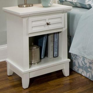 Home Styles Arts and Crafts 1 Drawer Nightstand 5182 42/5180 42 Finish White