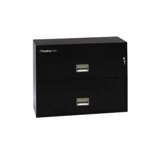 SentrySafe 35.8 W x 20.4 D 2 Drawer Fireproof Key Lock Letter File Safe 2L3