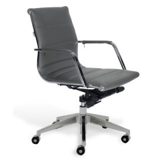 Jesper Office Carl Low Back Conference Chair X533 Low Finish Grey