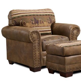 American Furniture Classics Wild Horses Lodge Chair 8501 40