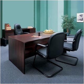 Global Total Office Genoa 60 Standard Executive Desk Office Suite Layout GE1