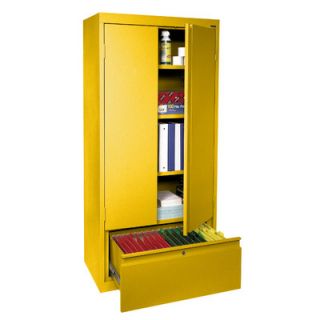 Sandusky System Series 30 Storage Cabinet HADF301864 Finish Yellow