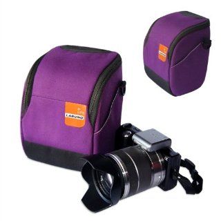 First2savvv high quality anti shock purple Nylon camera case bag for Sony NEX F3 DSC RX1 NEX F3D NEX F3K DSC HX20V NEX F3 DSC RX1 NEX F3D NEX F3K DSC HX20V  Camera & Photo