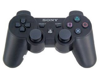 Refurbished Six axis Dual Shock 3 Wireless Controller for Ps3 (Black) Video Games