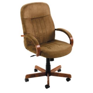 Boss Office Products High Back Microfiber Executive Chair B8386 Finish Dark 