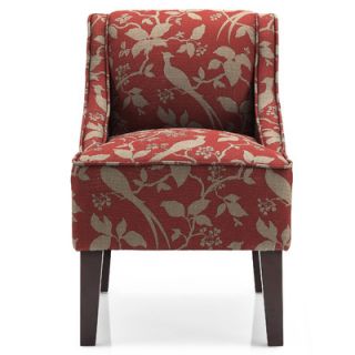 DHI Marlow Bardot Slipper Chair AC MA BAR Color Crimson