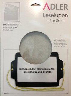 German Design Hands Free A4 Full Page Magnifier w/ adjustable Cord   Power Tools  