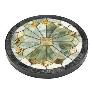 Outdoor Essentials 116423 11 7/8 Inch Diameter, Round Tiffany Style Diamond Jade Stepping Stone