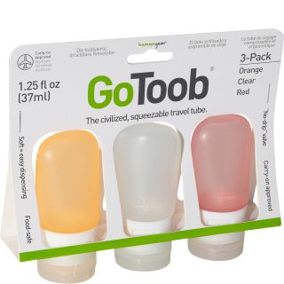 humangear humangear GoToob 1.25 oz   3 Pack Assorted Colors