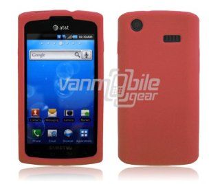 VMG Samsung Captivate i897 Silicone Skin Case Cover   RED Premium 1 Pc Soft S Cell Phones & Accessories