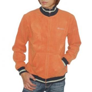 Champion Mens Athletic Warm Full Zip Pullover Sweatshirt Jacket 2XL Orange at  Mens Clothing store