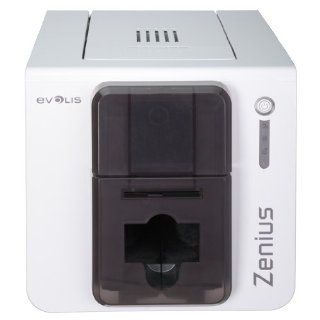 Evolis Zenius Single Side ID Card Printer   Grey Brown   ZN1U0000TS