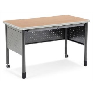 OFM Table / Desk with Pencil Drawers 66120 Finish Oak