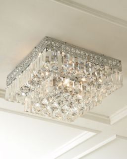 Five Light Crystal Ceiling Fixture