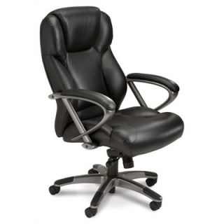 Mayline Ultimo High Back Office Chair with Arms UL350H Finish Black Leather 