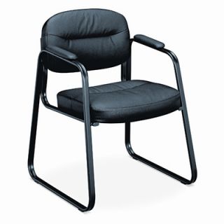 HON Leather Guest Side Chair BSXVL653ST11
