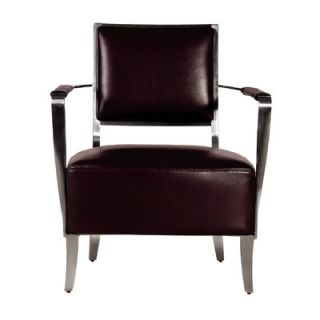 Bellini Modern Living Oscar Leather Chair Oscar AC Color Brown