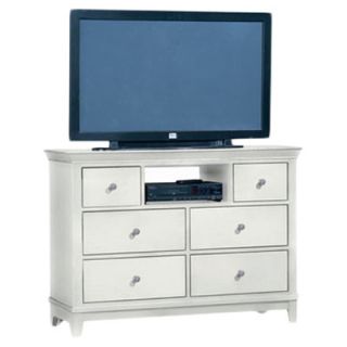 American Drew Sterling Pointe 50 TV Stand 181   585XX Finish White