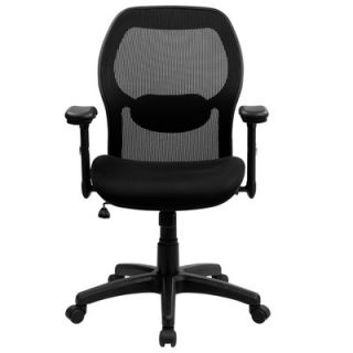 FlashFurniture Super Mid Back Mesh Office Chair LFW42 Style / Seat Upholstery