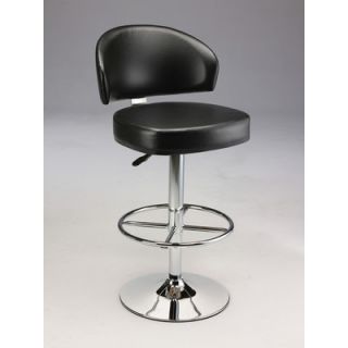 Creative Images International Adjustable Bar Stool with Cushion S6088 blk / S