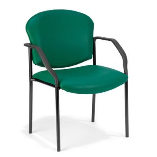 OFM Guest Reception Chair with 4 Legs 404 VAM 60 Seat / Back Color Teal