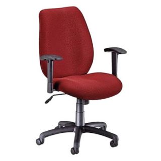 OFM Ergonomic Mid Back Office Chair with Arms 611 Finish Burgundy