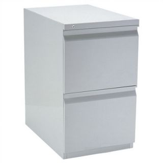 Storlie 2 Drawer Stationary Filing Cabinet FS22 FF Casters Included, Finish