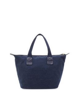 Domo Arigato Chambray Zip Tote Bag, Twilight Navy   MARC by Marc Jacobs