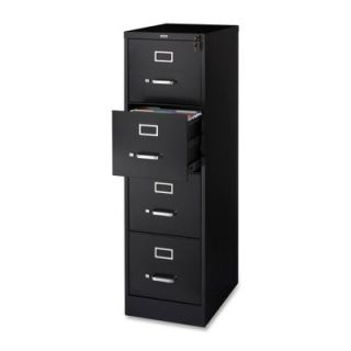 Lorell 4 Drawer Commercial Grade  File 4229XX Finish Black